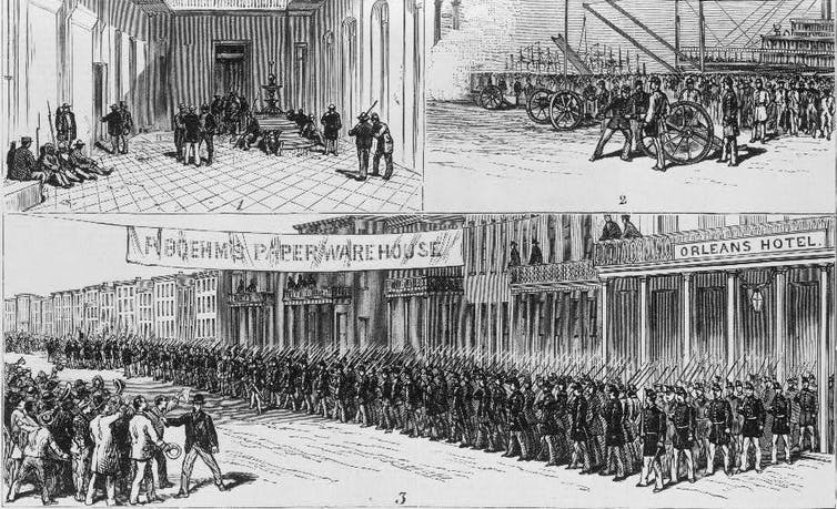 当黑人拳击冠军击败“伟大的白人希望”时，一切都崩溃了