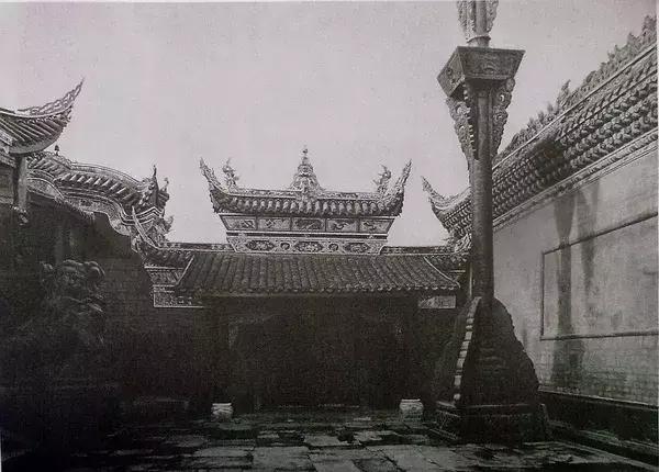 100年前中国风景建筑老照片,两亿多年前的景观