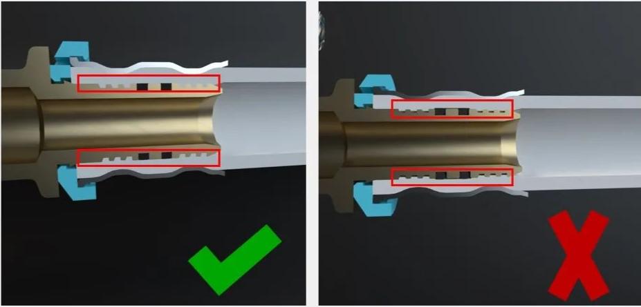铝塑管用卡压式管件的应用