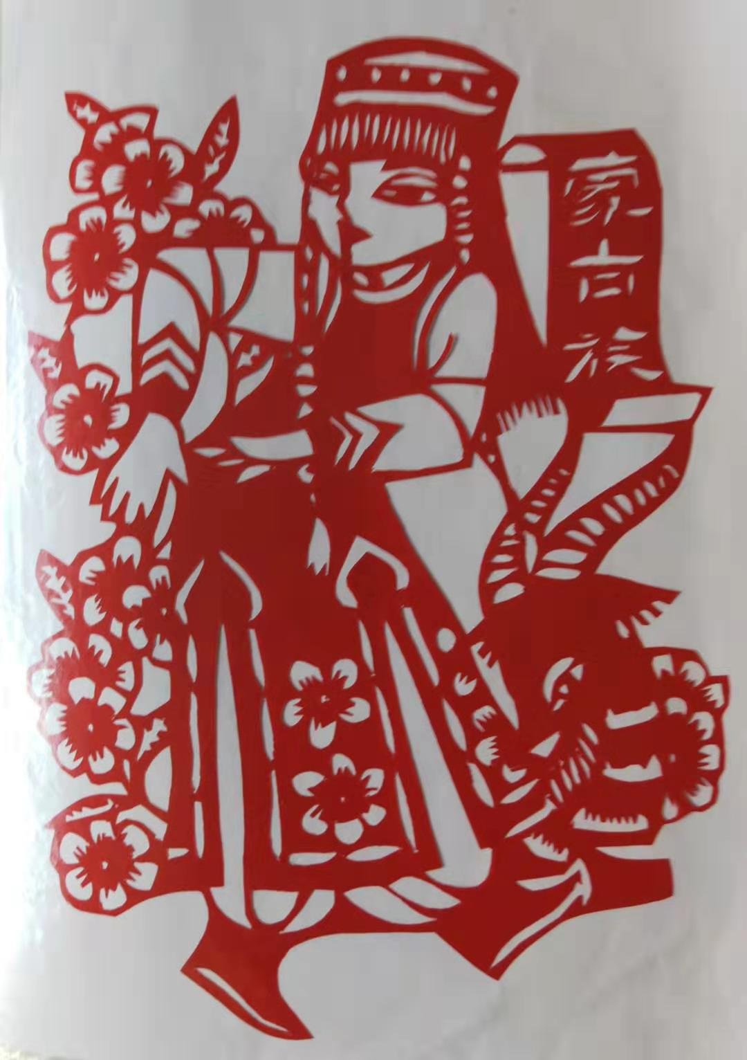 剪纸民族服饰颜色搭配,手工剪纸民族服饰搭配教程