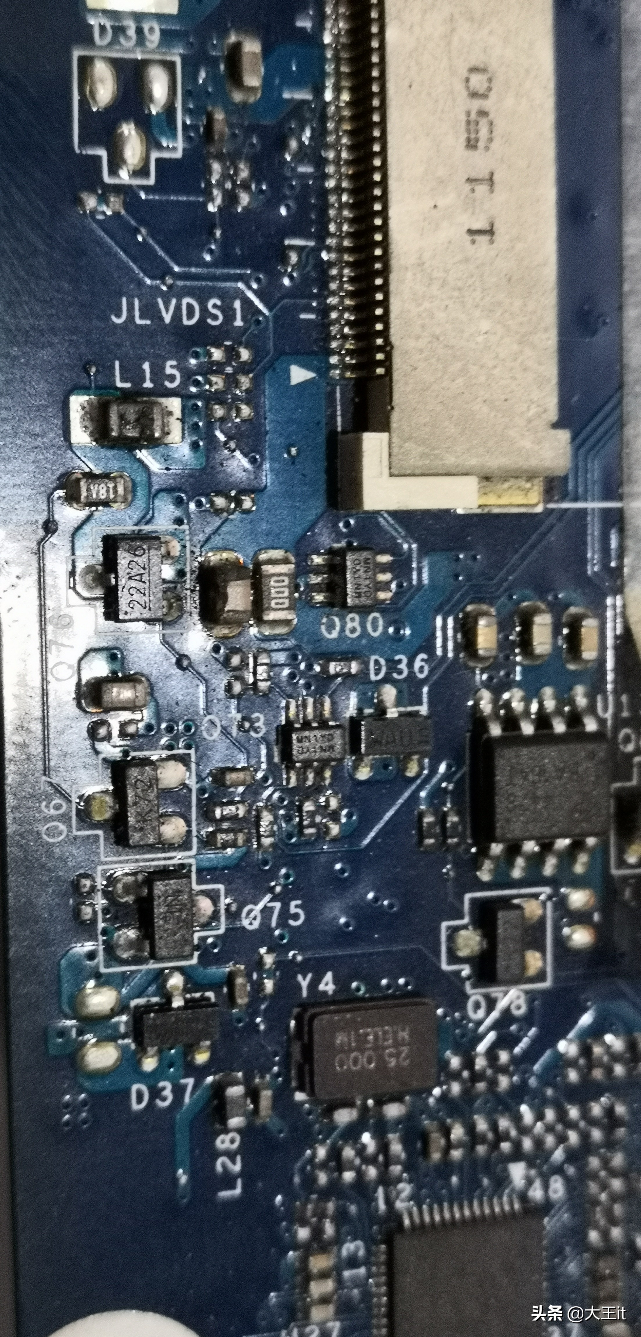 联想y470主板短路检测,联想y470笔记本修理转轴