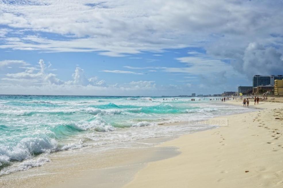 墨西哥坎昆加勒比风情度假天堂,世界十大海滩度假胜地坎昆