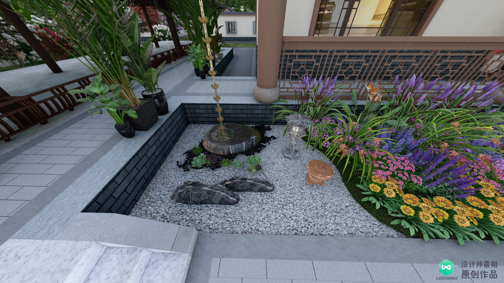 为什么要在屋顶放导雨链,为什么要在伞上绑瓦片