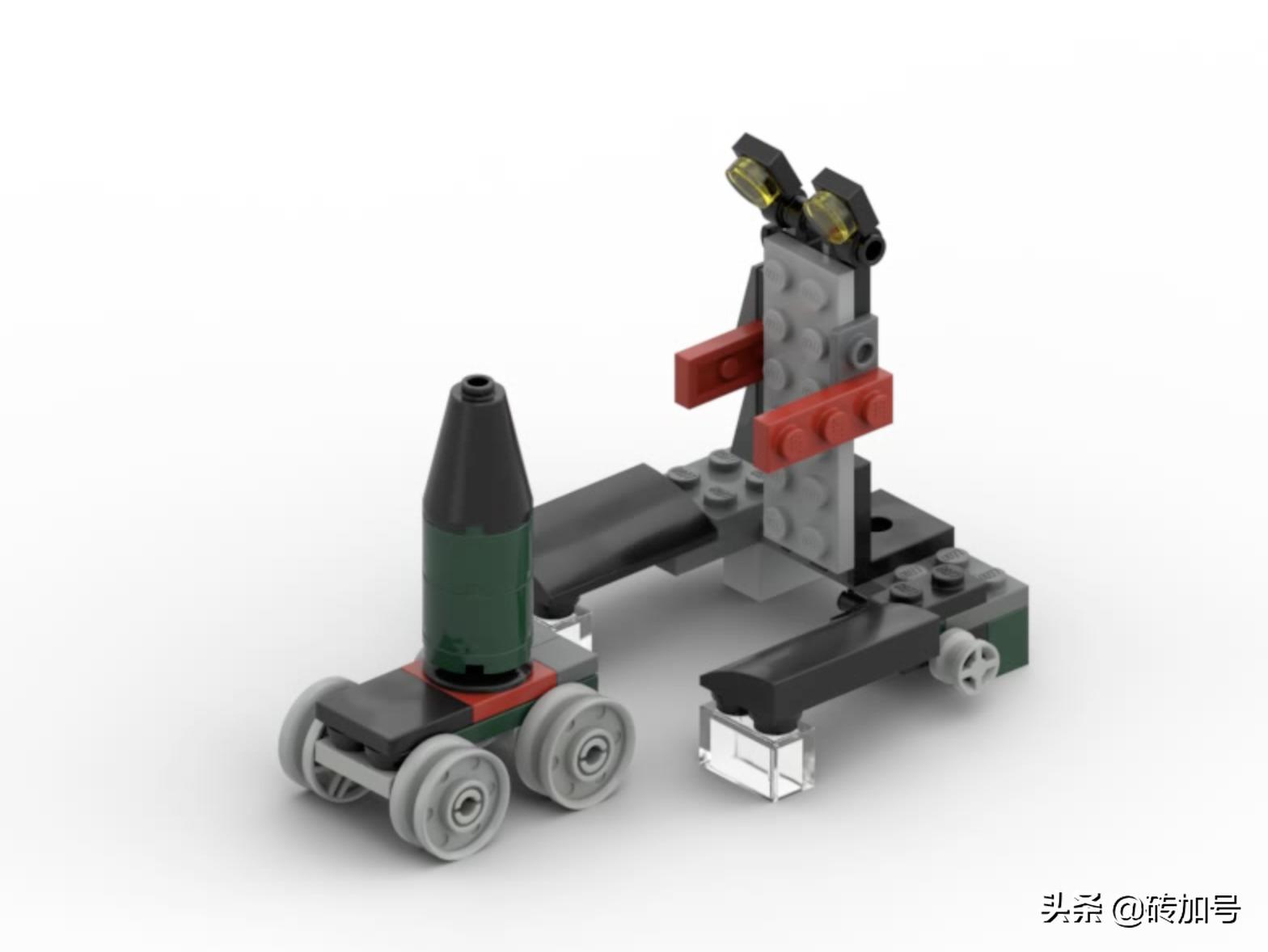 一套积木创意100种造型拼搭过程,百变造型拼搭积木