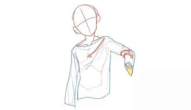 油画衣服的褶皱怎么画,衣服的褶皱怎么画图片