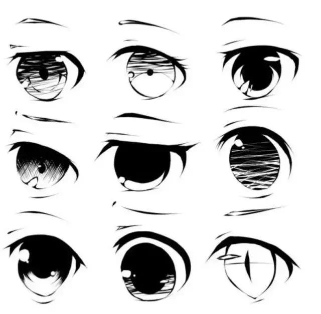 漫画人物的眼睛怎么画简单又好看,怎么画漫画人物的眼睛简单画法