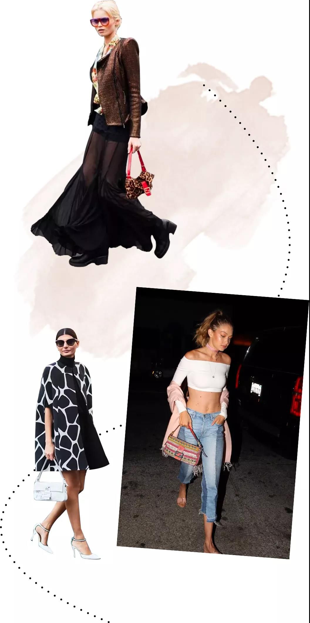 fendi新法棍,fendi法棍包中古