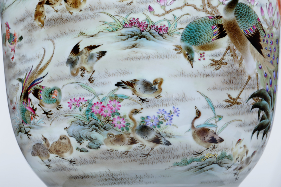 丹凤朝阳百鸟朝凤,丹凤朝阳百鸟争鸣尊价格多少