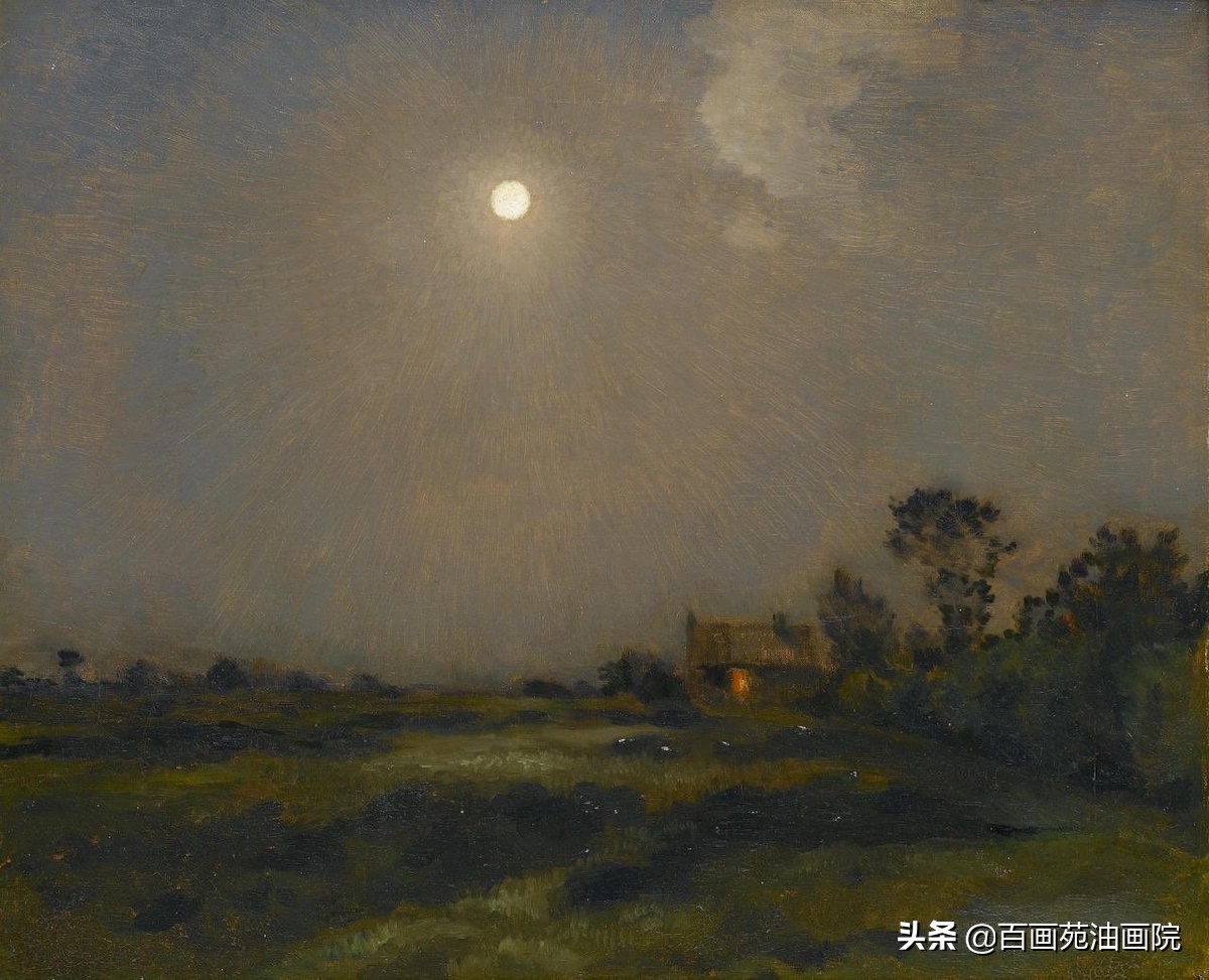 风景油画高清大图,风景油画视频教程