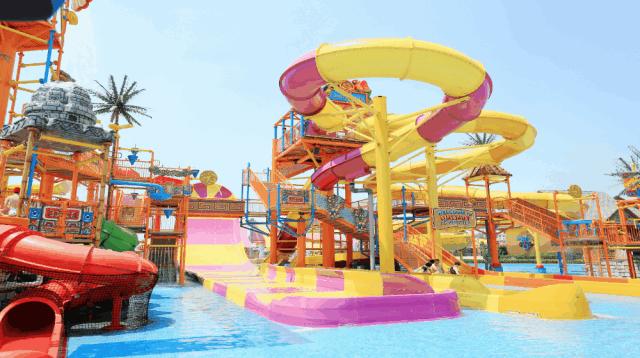 150000m²！天津欢乐谷的玛雅海滩水公园，真是太好玩了