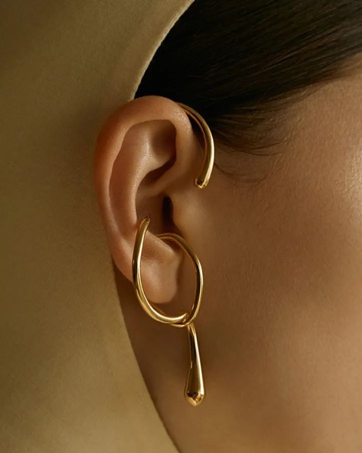 欧阳娜娜同款耳环怎么戴,欧阳娜娜耳环