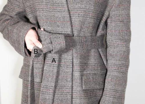 大衣腰带显瘦,大衣腰带的7种系法简单