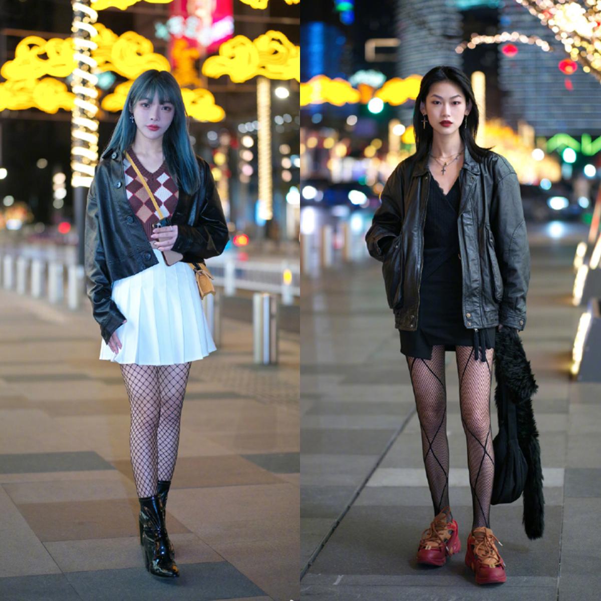 最近时尚圈刮起了一股“露袜”风：矮鞋+高袜，又美又飒很时髦