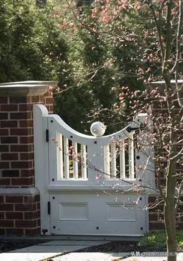 庭院栅栏门制作,庭院围墙护栏栅栏门