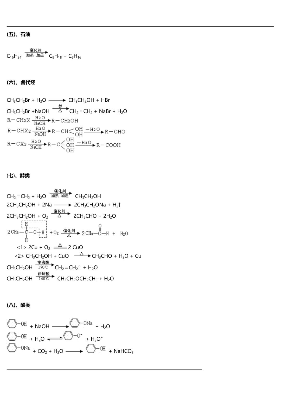 高中化学氯气方程式总结,高中化学所有方程式大全