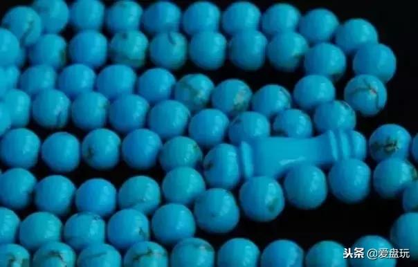 美国天然绿松石真品,美国老料绿松石