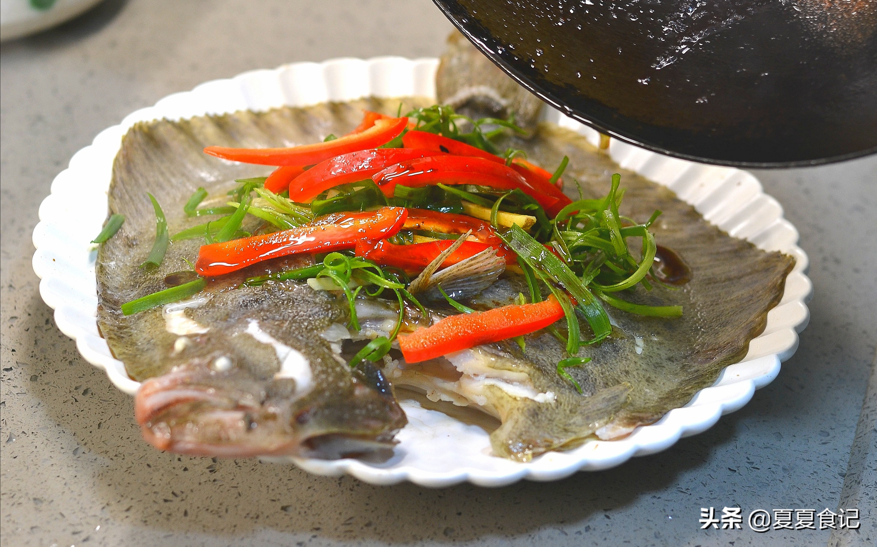 上海口味清蒸多宝鱼,粤式清蒸多宝鱼