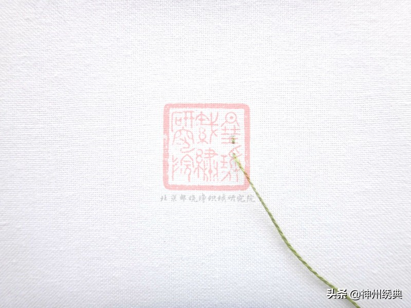 不规则长短针刺绣针法,中国刺绣针法