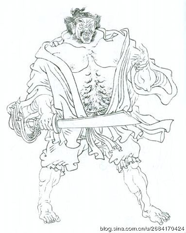 水浒人物绘画天罡,水浒三十六天罡星素描人物图