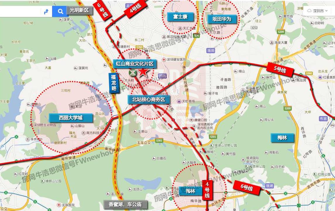 龙华总价409万起买大三房,龙华中心地铁口80平三房370万