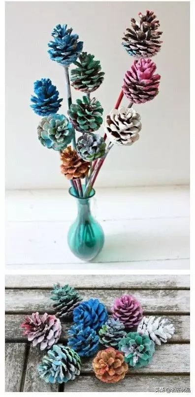 超简易手工环创,树干手工制作环创