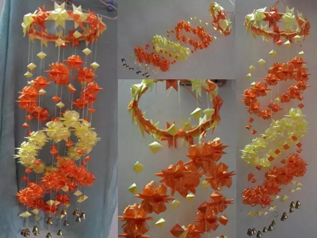 80年风铃折法,90年代折风铃详细教程