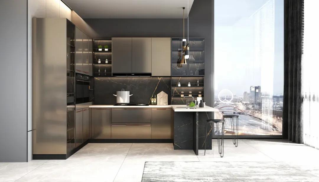 厨房宽1.8米长2米可以做吧台,厨房小吧台超实用