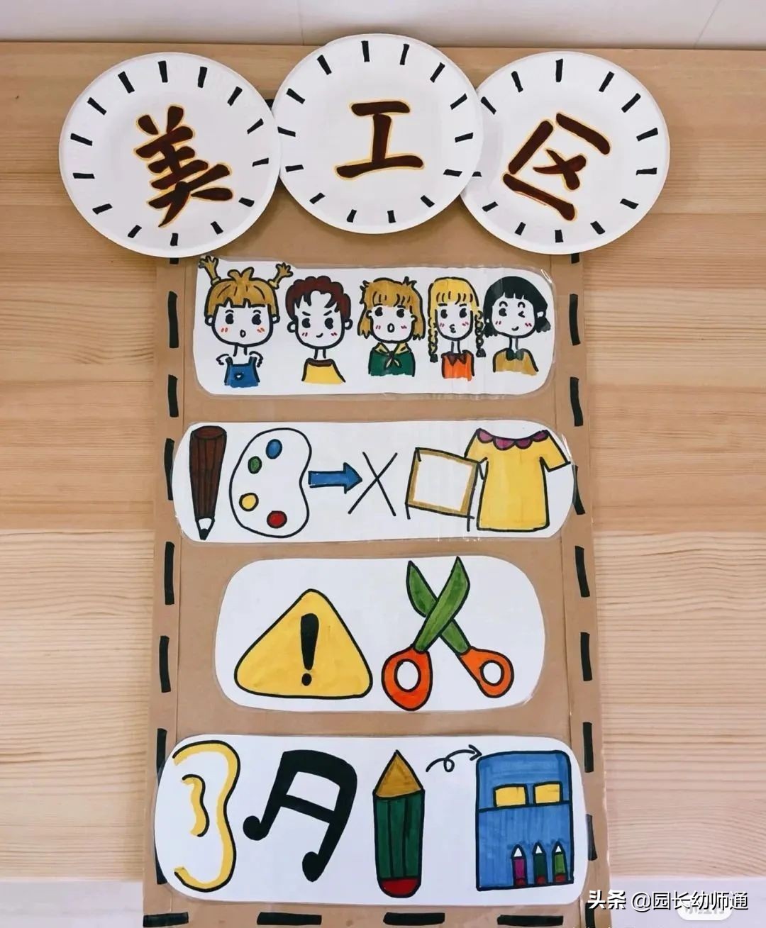 幼师主题墙环创图片,幼师绘画主题环创作品图片