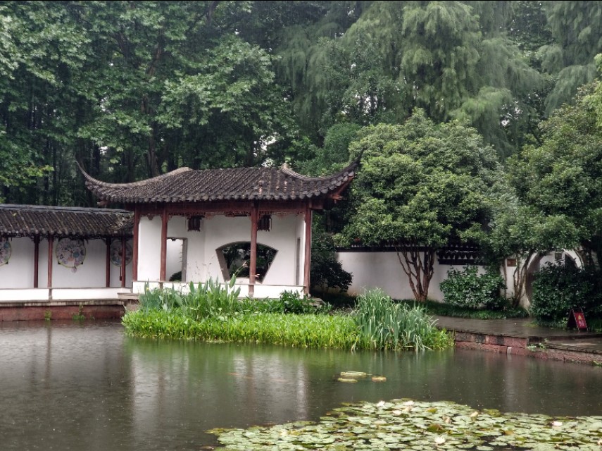 杭州西湖景点郭庄视频,杭州郭庄园林