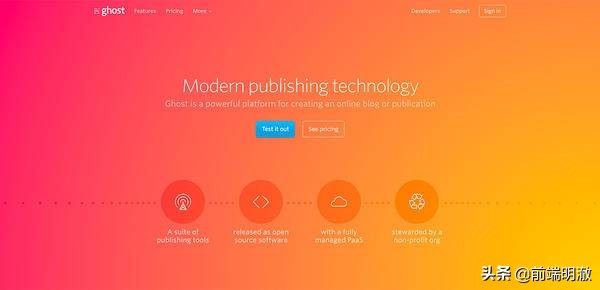 一个网页设计师，从零到年入170万美金-Ghost创始人