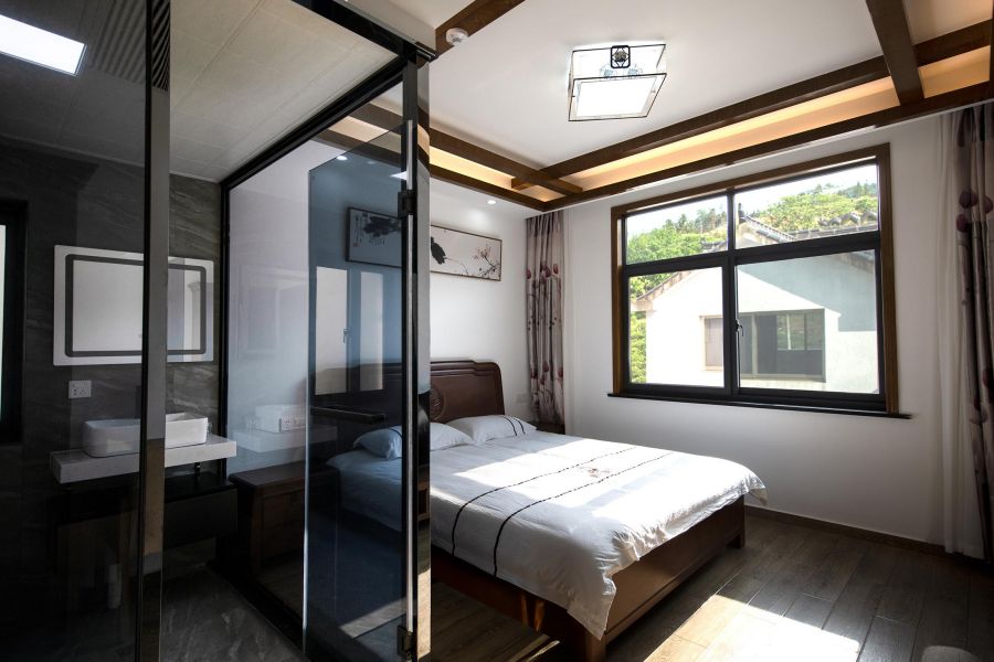 安徽太平湖民宿钓鱼,安徽异域风格民宿效果图