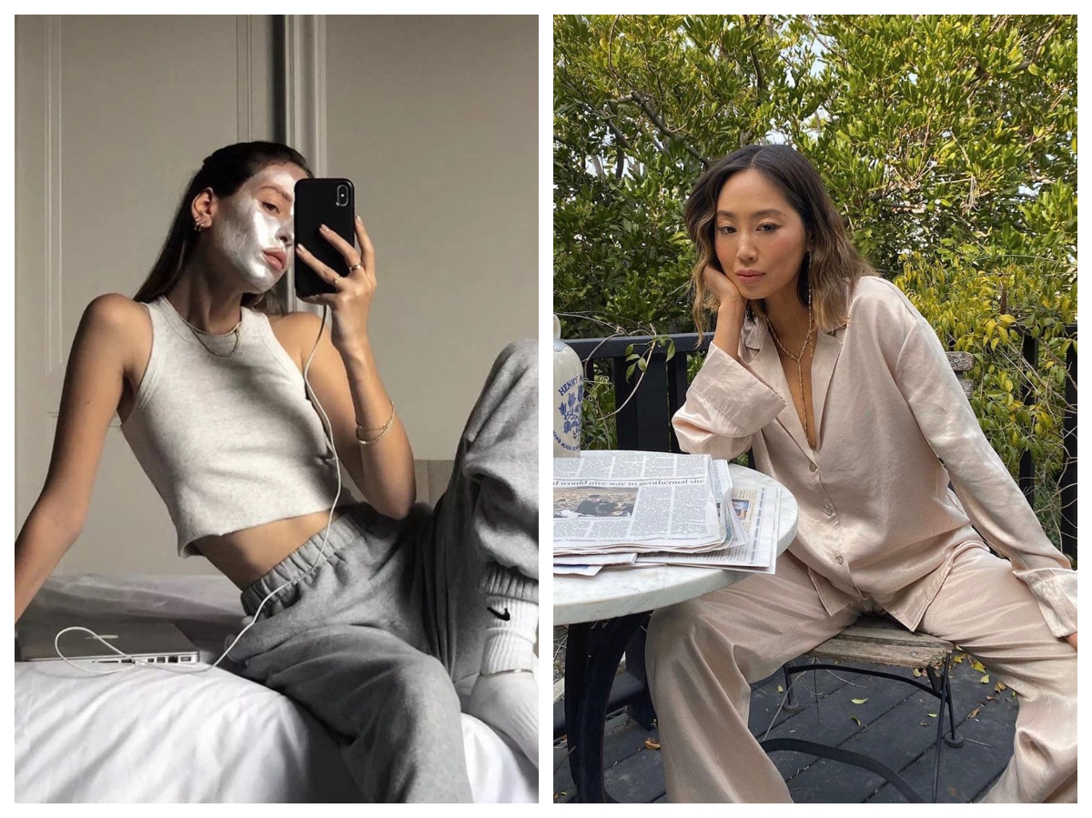 睡衣是很时髦的状态,原来睡衣也这么时尚