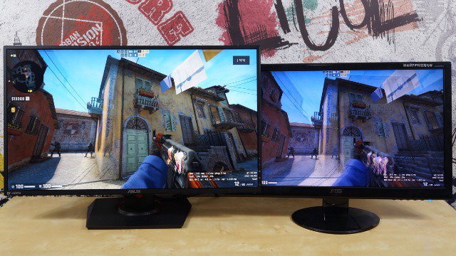 279q电竞显示器为啥最大144刷新率,华硕vg279q1080p和aoccq27g2哪个好