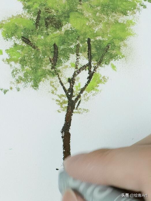 儿童油画棒初学者入门作品,儿童油画棒初学者入门简单出效果