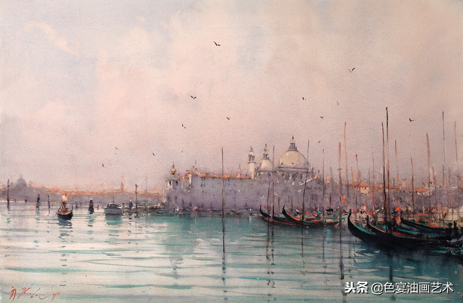 俄罗斯油画大师风景油画教程视频,油画大师油画风景创作教学视频