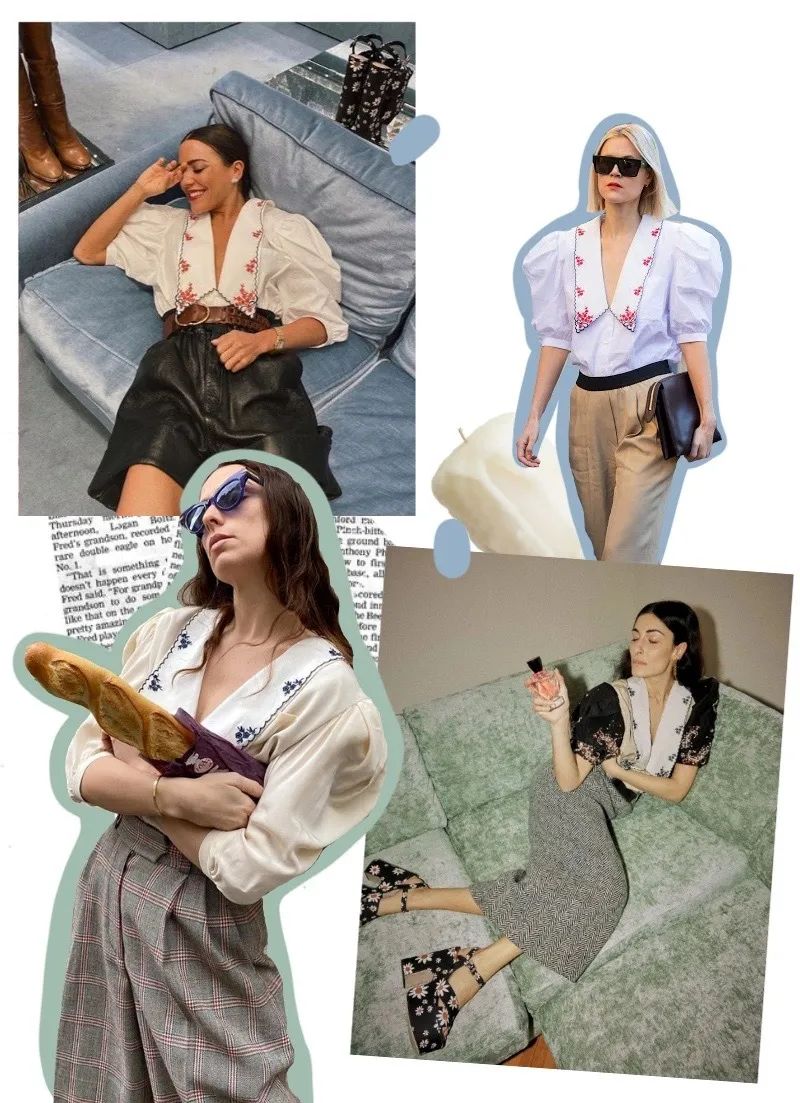 泡泡袖洋气时尚打底个性款,高级感泡泡袖显瘦上衣