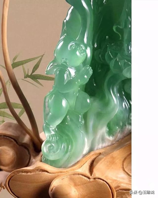 有裂的翡翠不可怕，只要设计题材好，雕工处理好，照样出精品