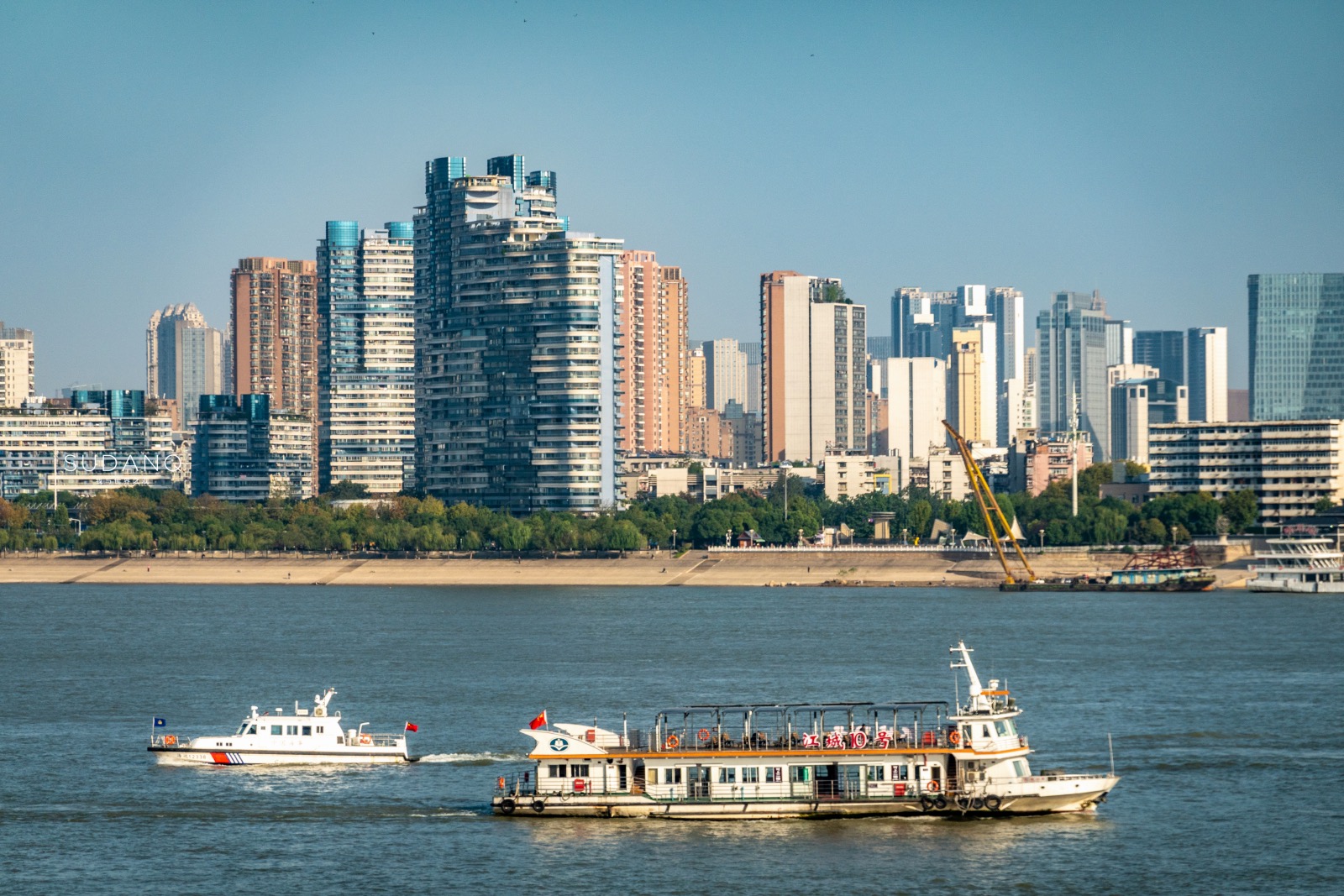 汉阳江滩大禹神话园游记,汉江江滩景区