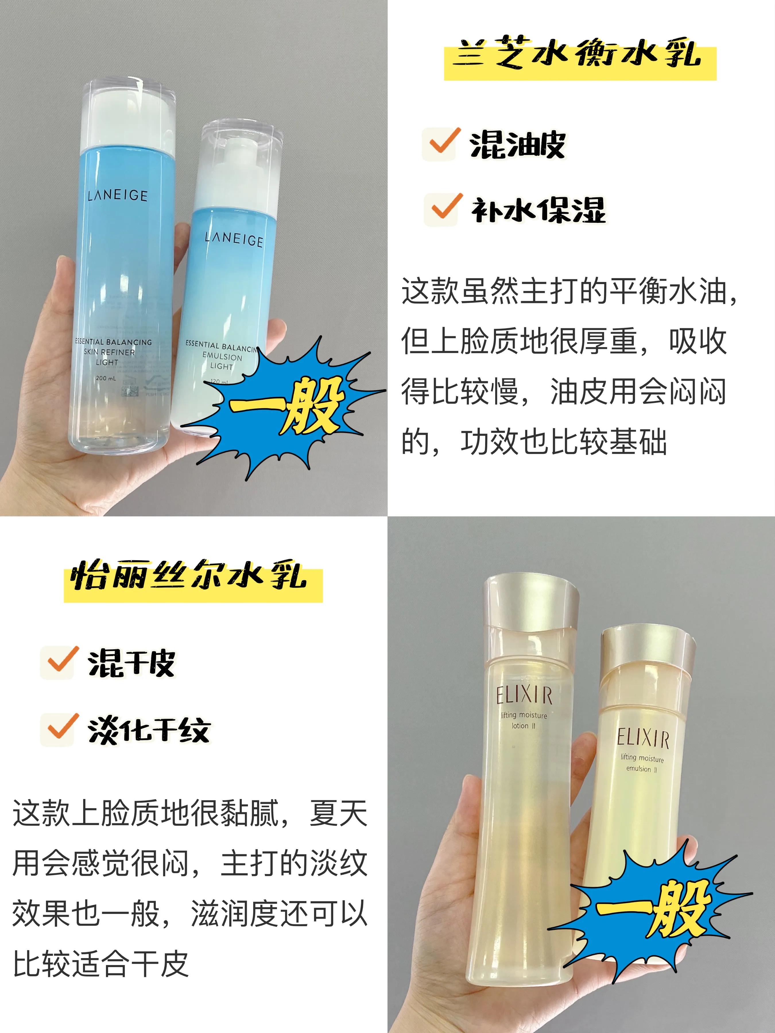 油皮水乳推荐集合,油皮水乳大合集