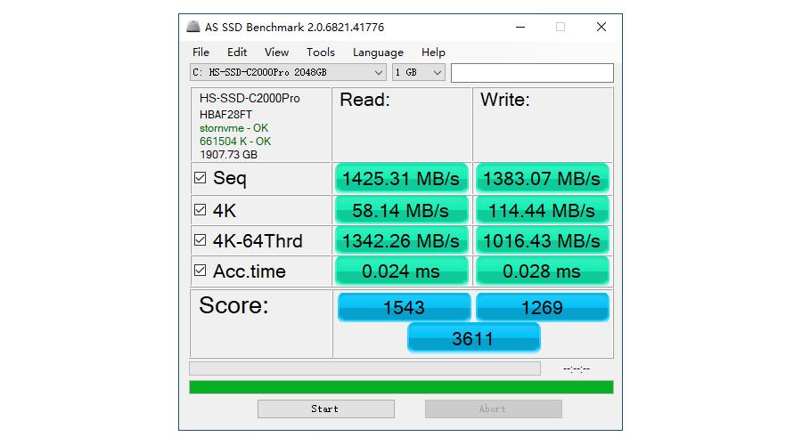 海康威视c2000pro和c2000eco,海康威视固态硬盘c2000pro跑分