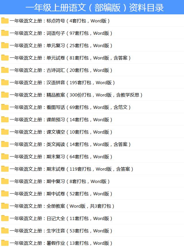 统编版一年级语文第三单元练习,一年级语文上部编版第三课练习题