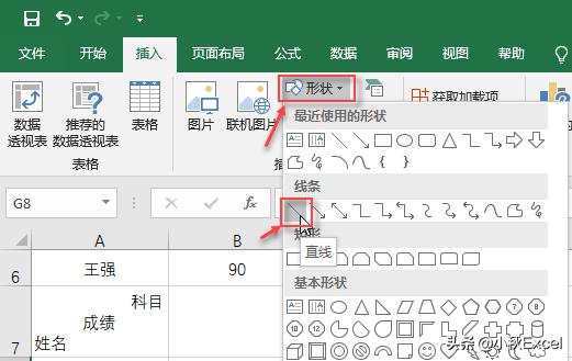 excel斜线表头里面怎么添加汉字,excel零基础入门教学斜线表头制作