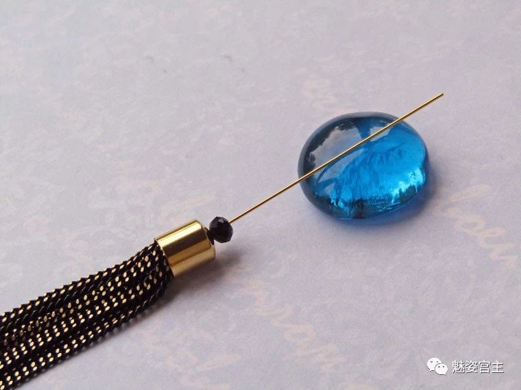 珍珠流苏耳环制作教程,流苏耳环做法教学视频