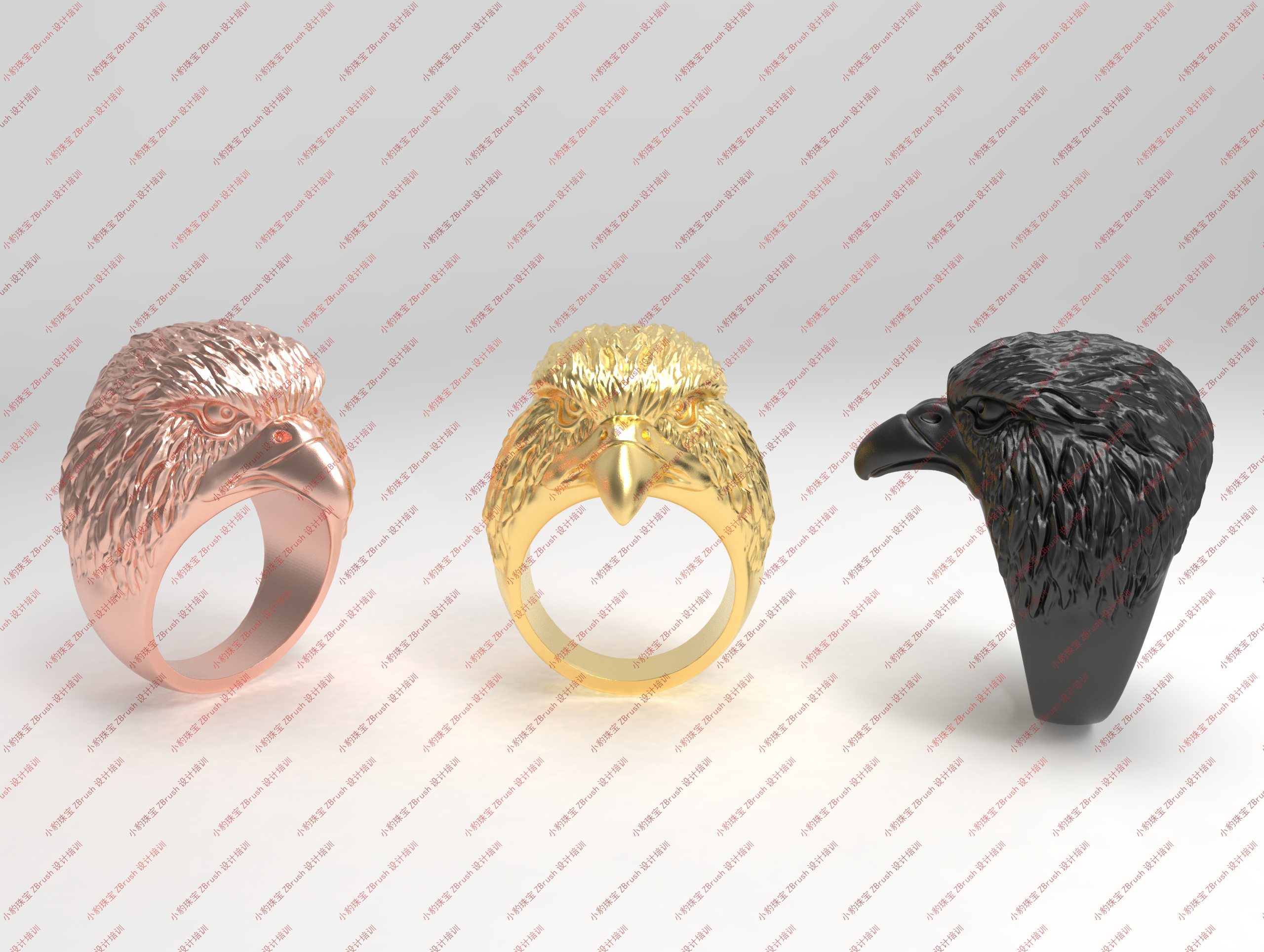 2023zbrush戒指基础教学,小豹珠宝zbrush设计教学