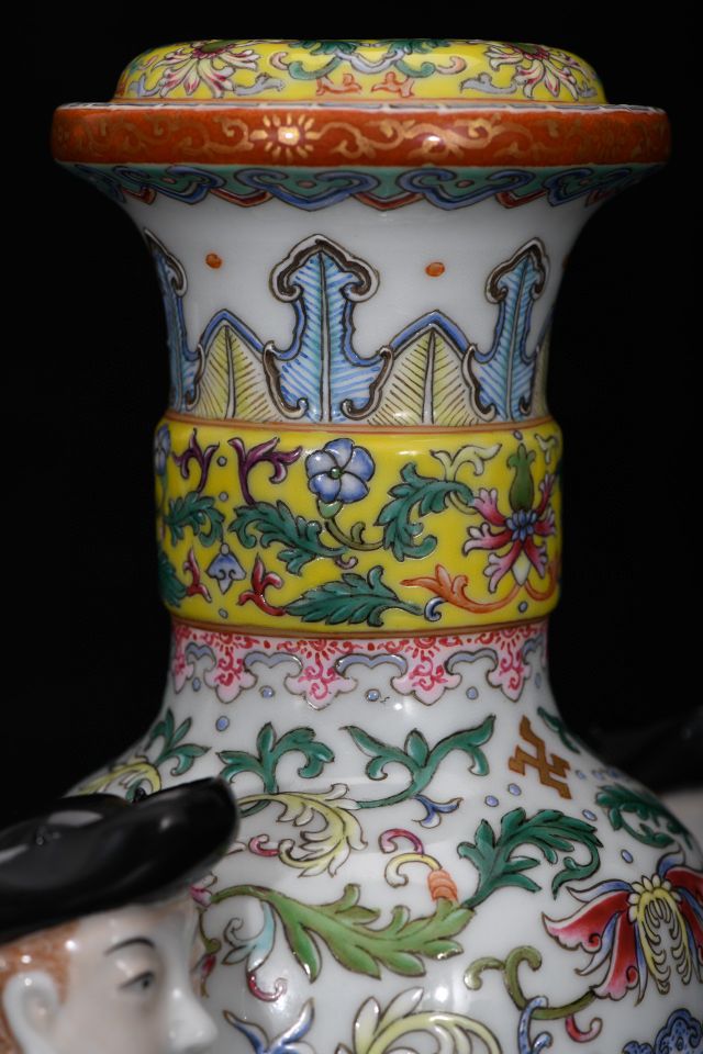 清代官窑珐琅彩将军罐,清代官窑珐琅彩鉴定方法