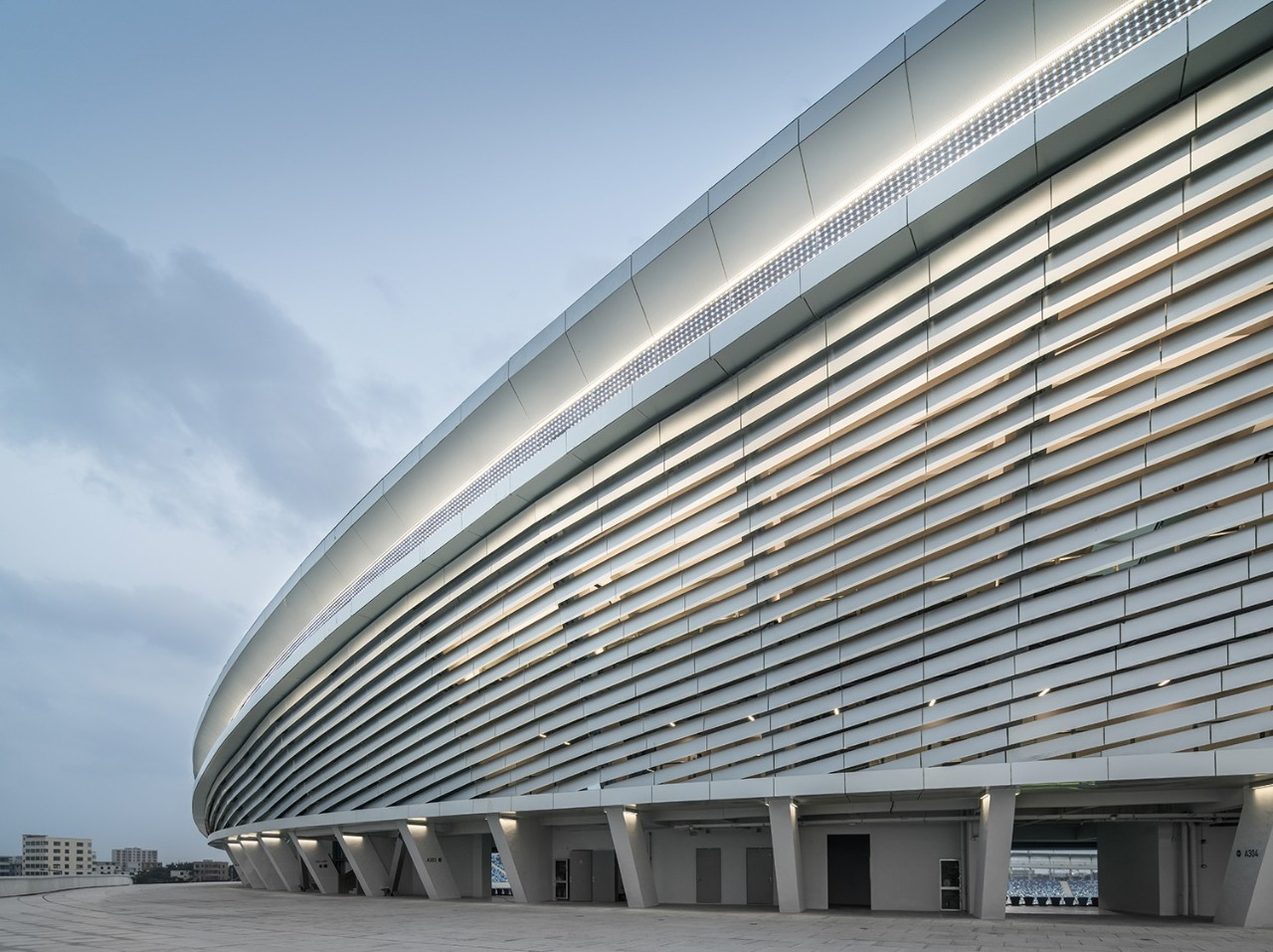 海口五源河体育场与五源河体育馆,海口五源河体育中心内部图