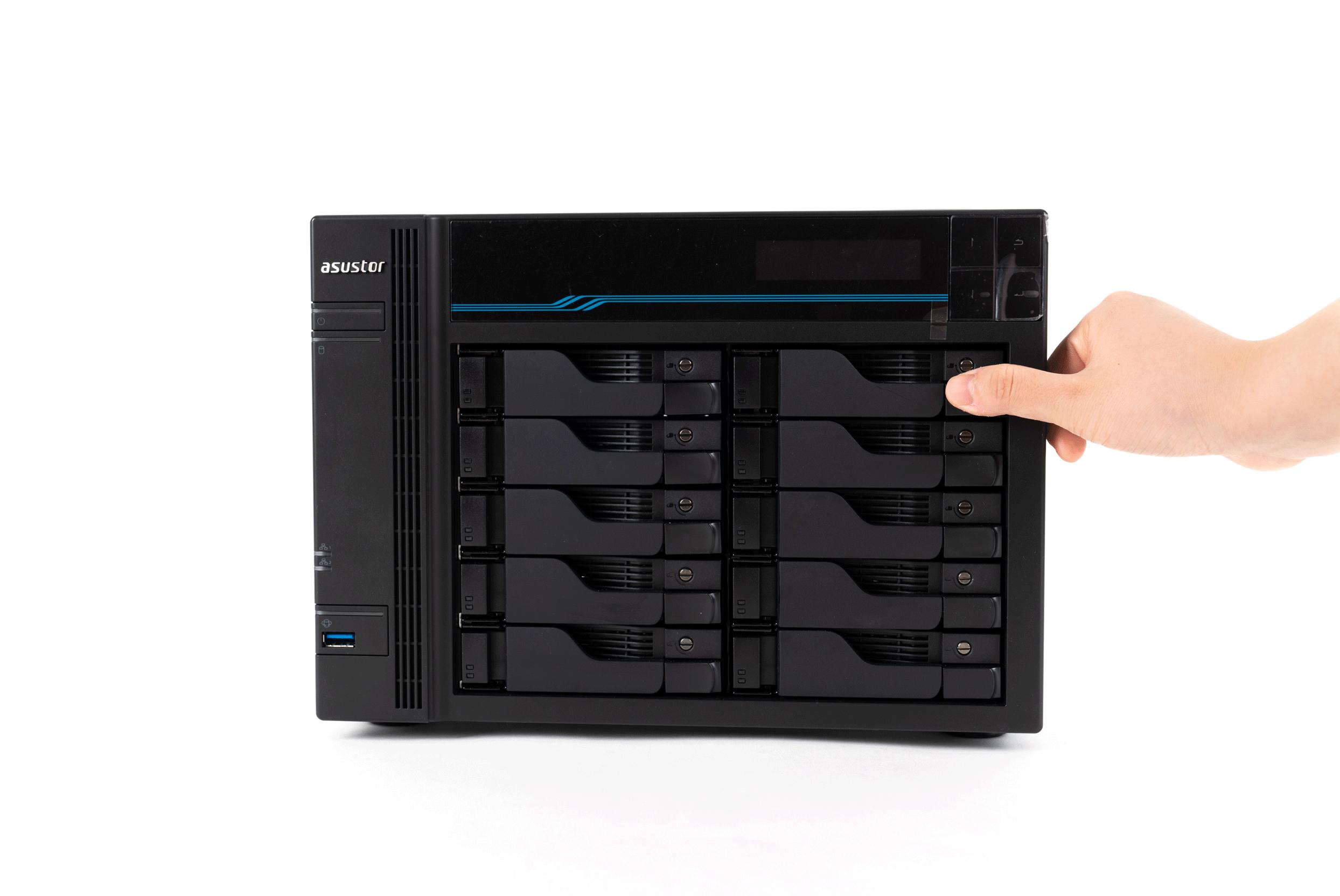 ASUSTOR爱速特旗舰NASAS7110T拆解评测