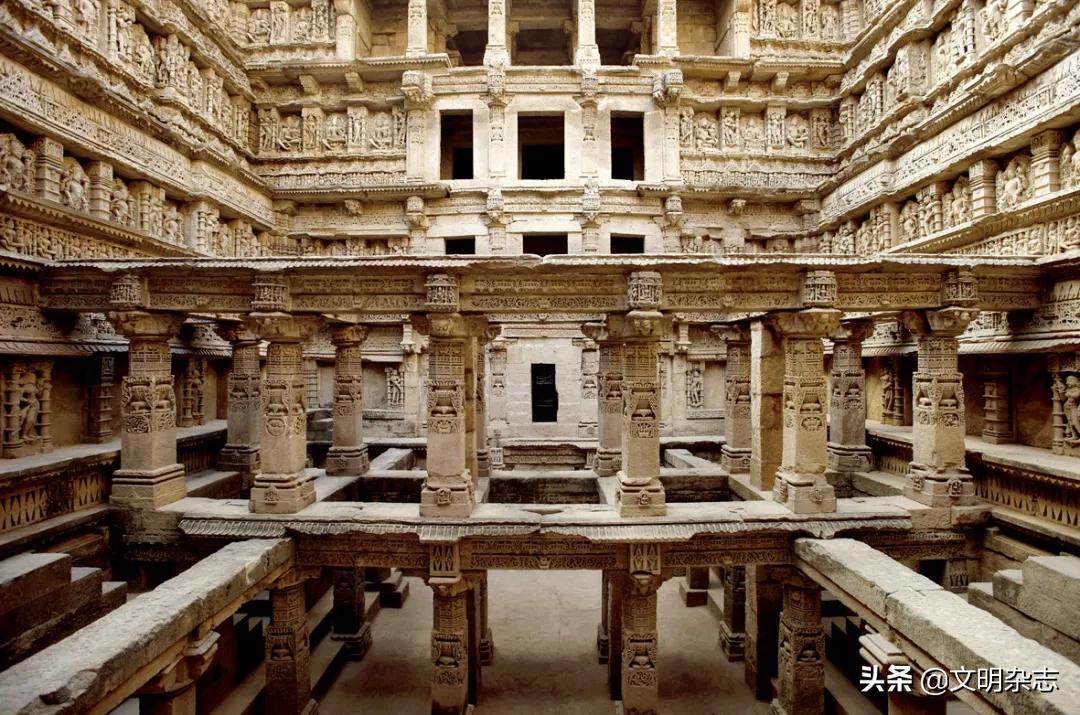 印度王后井地宫图片,印度王后井建筑图片