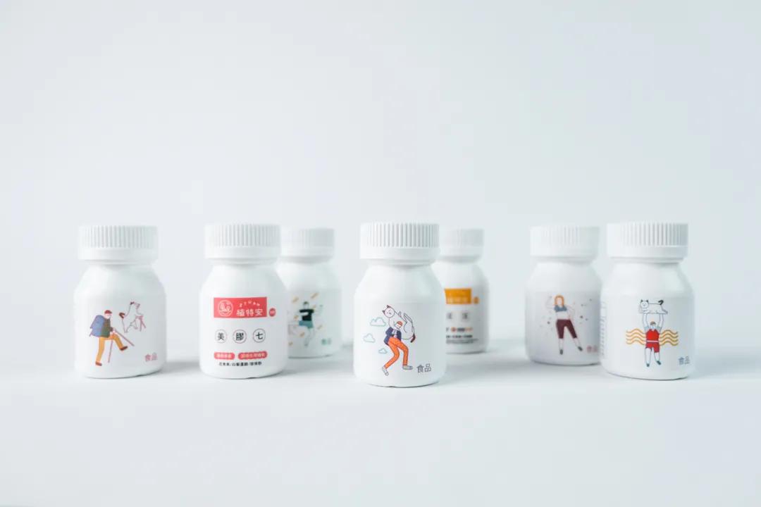 养生保健套盒设计,保健品延缓衰老的包装设计