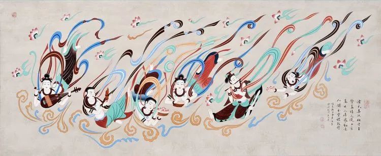 敦煌壁画体验,走进敦煌光影艺术展